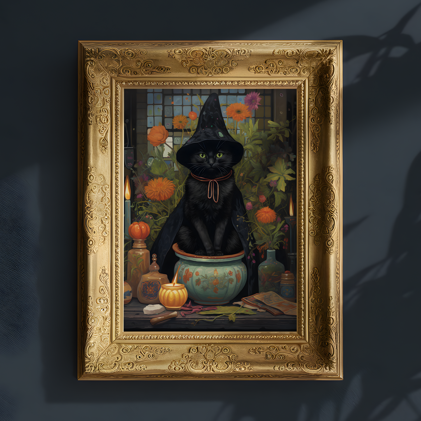 Cat In Cauldron