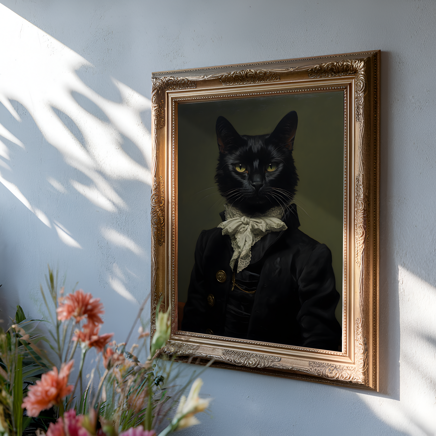 Gothic Cat In Suit