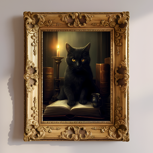 Cat With Spellbook