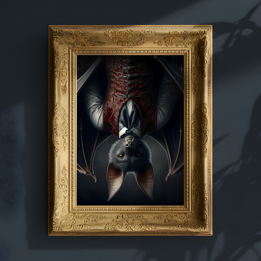 Gothic Bat In Suit